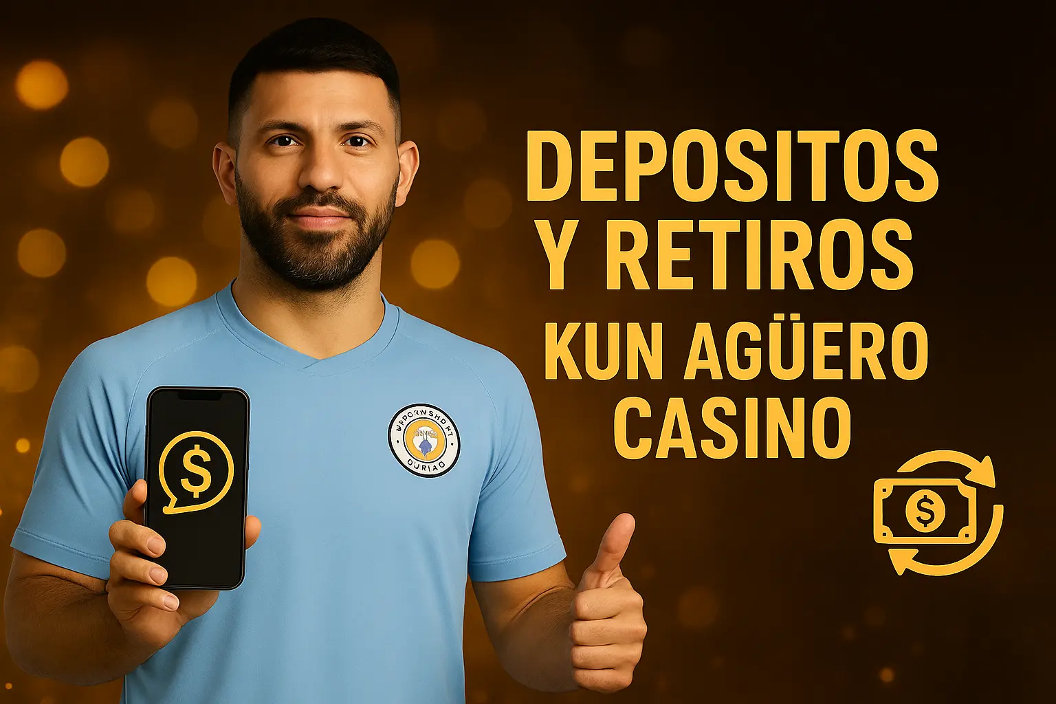 Depositos y Retiros Kun Agüero Casino